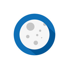 Isolated moon icon block vector design