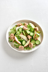 Tuna salad in bowl
