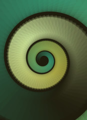 Spiral Rotation Abstract Computational Generative Art background illustration