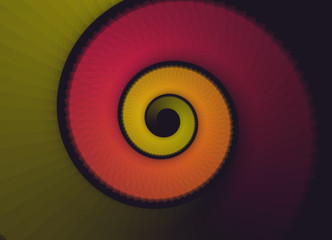 Spiral Rotation Abstract Computational Generative Art background illustration