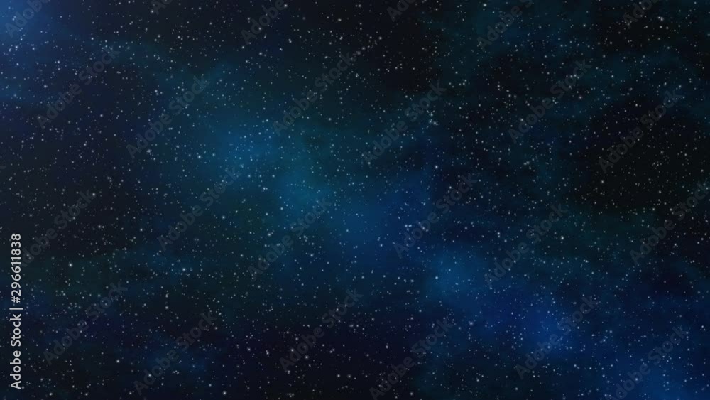 Canvas Prints beautiful serene starscape in space. seamlessly loopable animation.