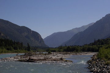 lake in the mountains