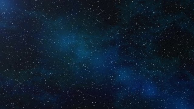 Beautiful serene starscape in space. Seamlessly loopable animation.