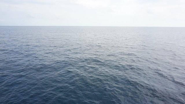 Seascape in cloudy weather. Video shot from a drone.1920X1080 Full Hd.