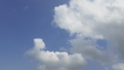 blue sky with clouds