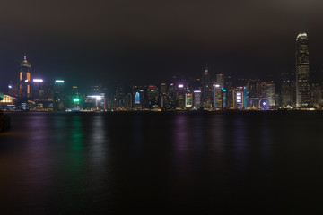 Fototapeta na wymiar Dark Hong Kong