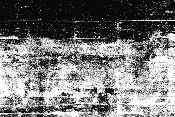 Uneven black and white texture vector. Distressed overlay texture. Grunge background. Abstract textured effect. Vector Illustration. Black isolated on white background. EPS10.