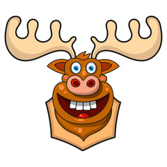 Cute, Dreaming Baby, Deer, Fawn For Kids Vector