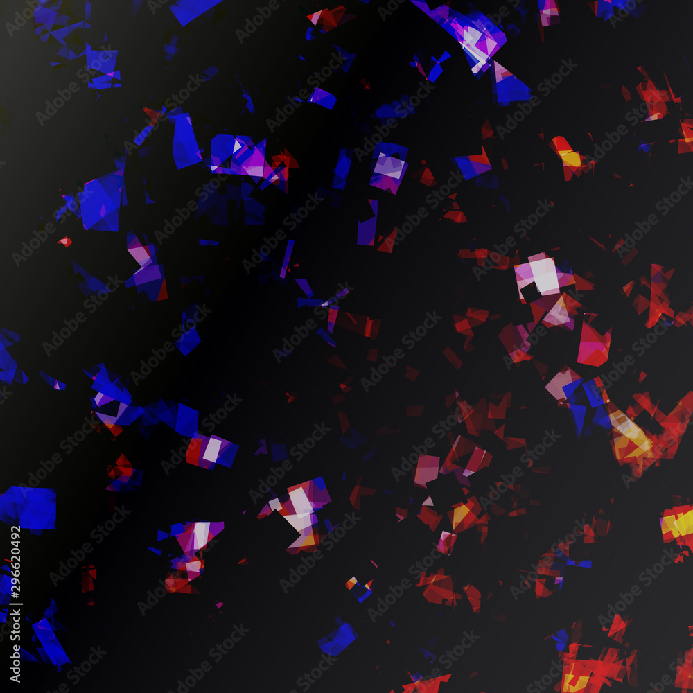 Poster abstract geometric background from many shapes. layering and intersection of forms.