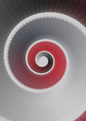 Spiral Rotation Abstract Computational Generative Art background illustration