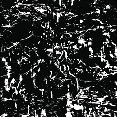 Uneven black and white texture vector. Distressed overlay texture. Grunge background. Abstract textured effect. Vector Illustration. Black isolated on white background. EPS10.