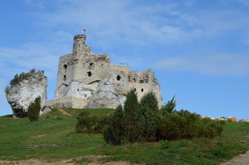 Fototapeta na wymiar Zamek w Bobolicach, Szlak Orlich Gniazd, Polska