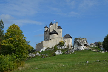 Fototapeta na wymiar Zamek w Bobolicach, Szlak Orlich Gniazd, Polska