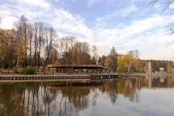 Russia, Moscow: landscape park at VDNKh