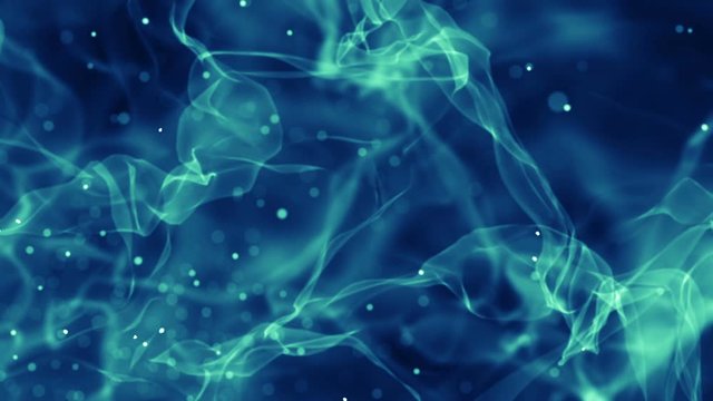 Underwater scenery with bubbles