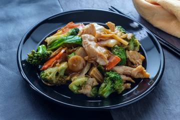 Szechuan Chicken Chinese Vegetables