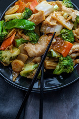 Szechuan Chicken Chinese Vegetables