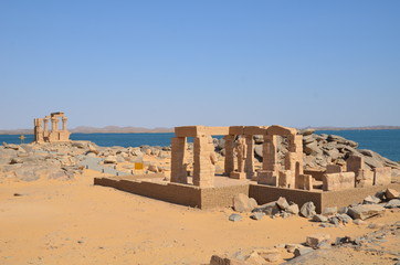 KIOSQUE DE RAMSES II ET DE KERTASSI TEMPLE DE KALABCHAH ASSOUAN EGYPTE