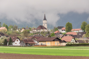 Sittersdorf village in Austria, Europe.