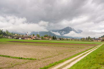 Sittersdorf village in Austria, Europe.