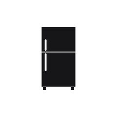 Refrigerator icon isolated on white background. Vector illustration