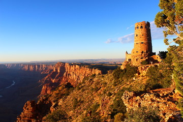 Watchtower at the Grand Canyon Arizona - American Desert