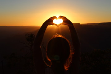 Love the Sunset Grand Canyon Arizona - American Desert