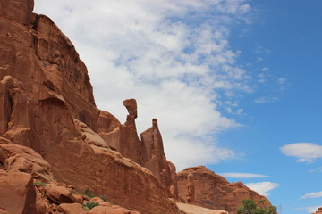 Balancing Rock at Moab Utah American Desert Series