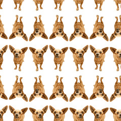 Obraz premium Seamless background with dogs
