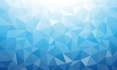 Tropical summer water. Ice texture low poly summer water background v2 geometric mosaic Ai EPS 