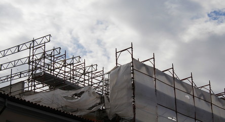 Cantiere edile - lavori  in corso