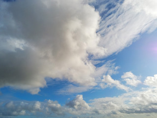 Beautiful cloudy sky background.