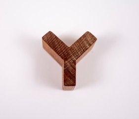 Wood letters with dimensions