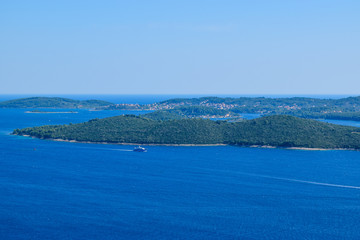 Landscape of the Croatian islands.