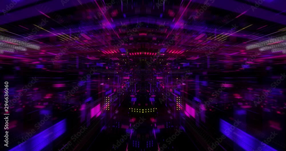 Poster abstract creative virtual reality cyberspace background. hyper jump into another world. speed of lig