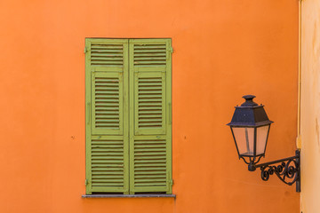 A view in Menton in France