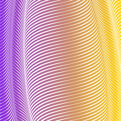 Abstract acid color wavy background, optical art, opart striped. Neon gradient