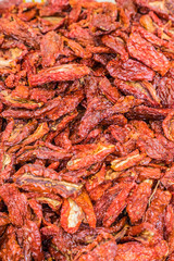 Market scene in Ventimiglia Italy