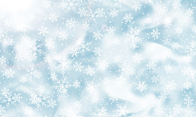 Falling snow background. Vector illustration