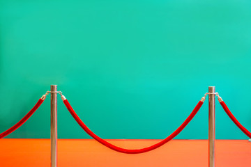 red carpet and barrier