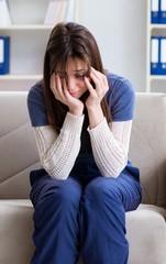 The psychologist counselling woman beaten by husband