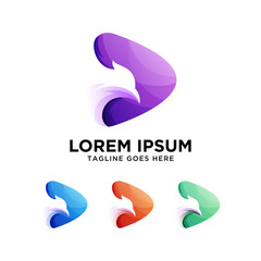 eagle media logo template