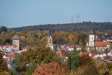 Neubauten in der Melanchton Stadt Bretten