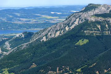 Landscape of Vratsata pass at Balkan Mountains, Bulgaria