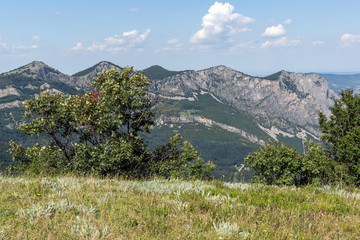 Landscape of Vratsata pass at Balkan Mountains, Bulgaria