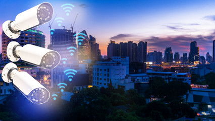 Cctv camera system, background technology, blur technology, city wifi system