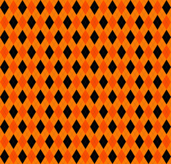 Halloween Argyle plaid. Scottish cage background