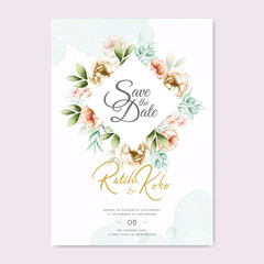 watercolor floral wedding card designs