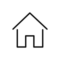 Fototapeta na wymiar app home icon trendy flat design