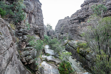 rock road in the mountains